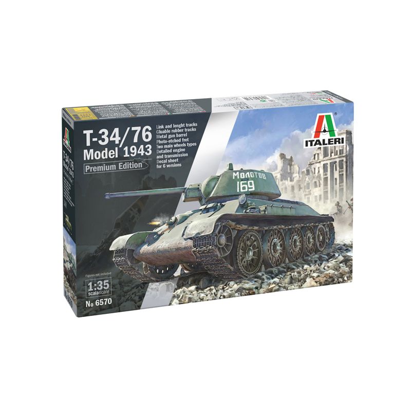Italeri 6570s T-34/76 Mod. 1943 Premium Edition